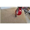 Image 2 : Ice Auger with Red Spiral Blades and Black Crank Handle