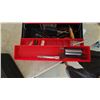 Image 3 : Craftsman Ratchet and Sockets, Wrenches, Screwdrivers, and Black tackle box