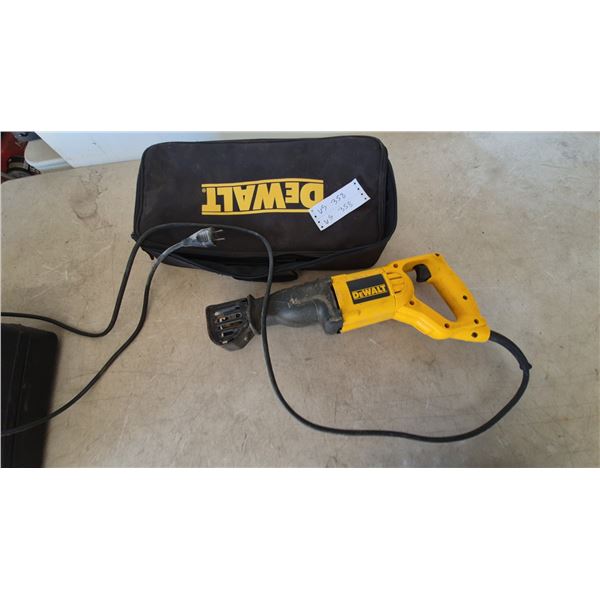 DeWalt Reciprocating Saw with Case and Power Cord