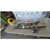 Image 1 : Fishing Rods, Reels, Tackle Boxes, Frabill Minnow Bucket, and Assorted Lures and Tackle
