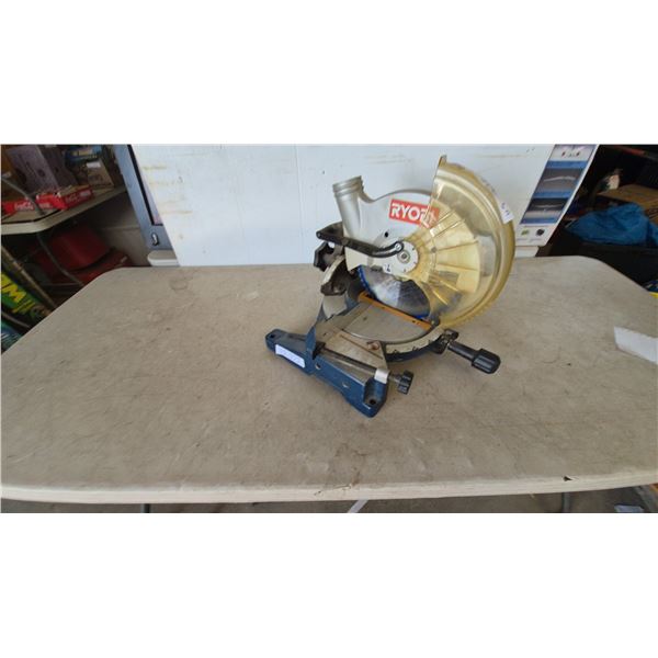 Ryobi Miter Saw, 10” Blade, Dust Port, and Blade Guard