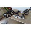 Image 1 : Easton Hockey Gloves, CCM Helmet, TACKLA Elbow Pads, Hockey Skates, and Hockey Bag