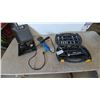 Image 1 : Mastercraft Angle Grinder, Socket Set, and Assorted Wrenches and Bits;
