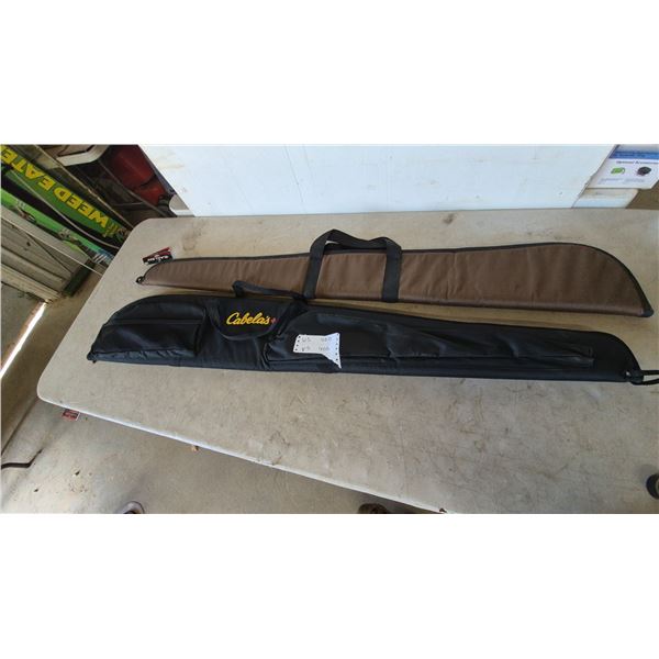 Cabela's Black Soft Rifle Case and Brown Soft Rifle Case