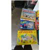 Image 2 : Board Games: Monopoly Junior, Operation, Go For It!, Mouse Trap, Checkers