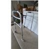 Image 4 : Drive Medical Two-Button Folding Walker with Wheels and Glides