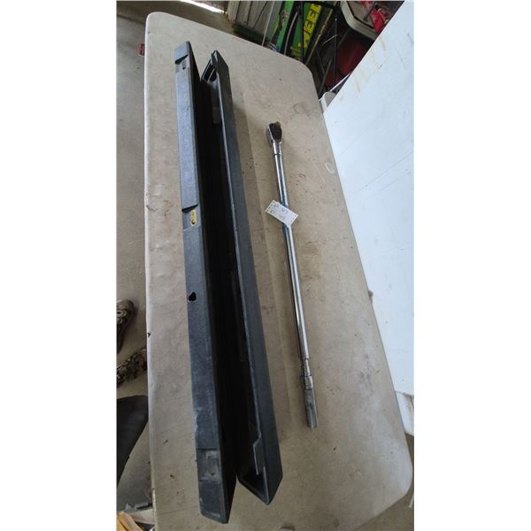 Torque Wrench with Case, 3/4”