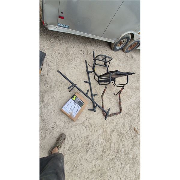Summit Treestand and Climbing Sticks, with Replacement Cables Package