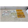 Image 1 : Seven Manitoba License Plates - Bison