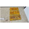 Image 4 : Seven Manitoba License Plates - Bison