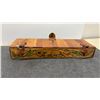 Image 9 : Vintage Hand Carved Wood Bear, 15” Tall.and Wood Hinged Case