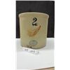 Image 1 : Antique Red Wing Union Stoneware 2 Gallon 2” Wing Crock Pot