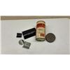 Image 8 : Vintage Dominion Royal Grip Master Farm Tractor Promotional Ashtray and 2 Tube Repair Cans with