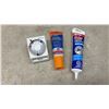 Image 2 : Hardware Store Lot: Cabinet Knobs, Hinges, Timer, Hooks and Wood Fillers