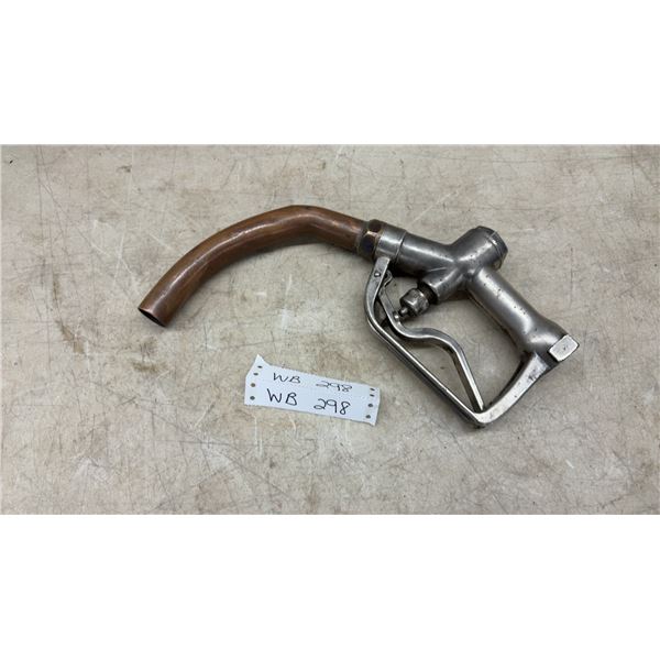 Vintage SSE Service Station Gas Pump Nozzle with Copper Spout