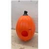 Image 3 : Vintage Halloween Blow Mold Pumpkin Jack O'Lantern 21” Tall with Flashing Lights and Plug-In Cord