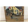 Image 4 : Vintage Primitive Painting of General Store with Coca-Cola Signage on Wood, 20” x 15 1/2” x 2”