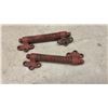 Image 4 : Vintage Hardware Store Lot: Cabinet Knobs, Roller Door Hinges, Hunting Knives, Porcelain Knobs