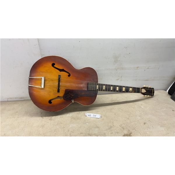 1959 Silvertone Grand Auditorium H623 Natural Burst Archtop Guitar