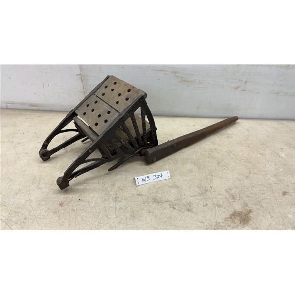 Antique 1905 Canada Military White Mop Wringer Company Cast Iron Mop Wringer
