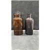 Image 6 : Antique Apothecary Bottles Lot: St. Pierre Smirnoff, Dr. JC Lambert Montreal, Welcome Chemical