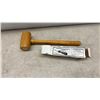 Image 4 : Vintage Leather Tools Lot: 3 Lock Switch Sewing Awls, Repair Needles, Mallet, Wallet and Leather