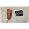 Image 6 : Vintage Leather Tools Lot: 3 Lock Switch Sewing Awls, Repair Needles, Mallet, Wallet and Leather