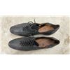 Image 6 : Rare c. 1848-1860 Queen Victoria Era Woman's Black Leather Shoes with Wood Heel and Nails