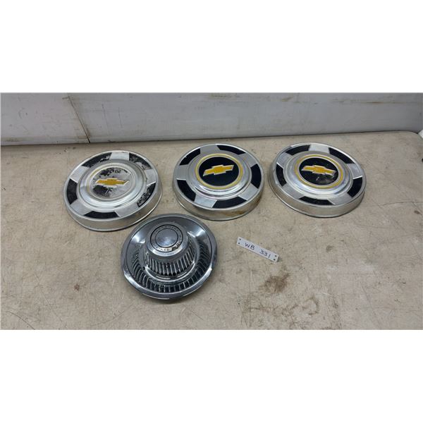 1973-1987 Chevy Truck 10 1/2” Dog Dish and 1968-1970 Corvette, Malibu Wheel Center Hub Cap