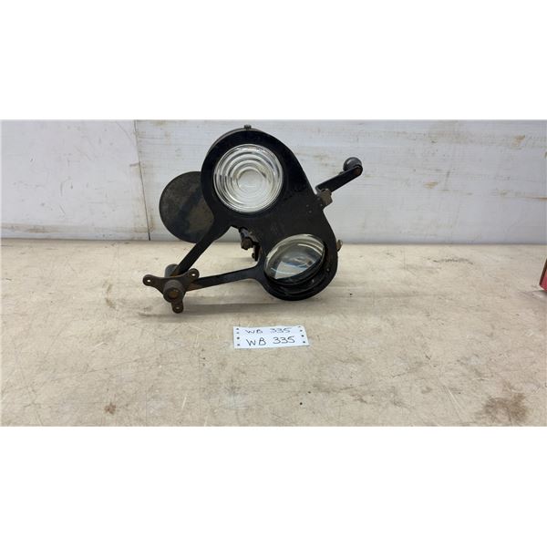 Antique Military Heliograph Field-Signalling Apparatus for Long-Distance Optical Communication