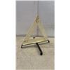 Image 7 : Vintage Amilite Brown Gooseneck Fluorescent Desk Lamp and Reflective Warning Triangle