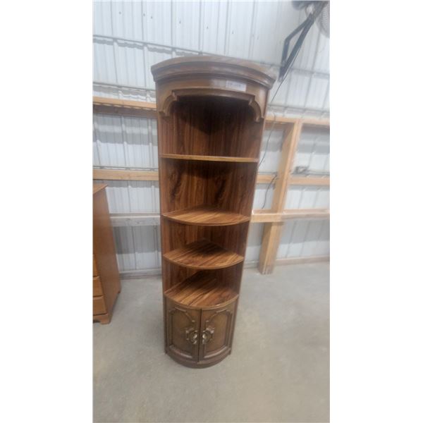 Corner Cabinet with 4 Shelves & 2-Door Base 72 "×16"×22"