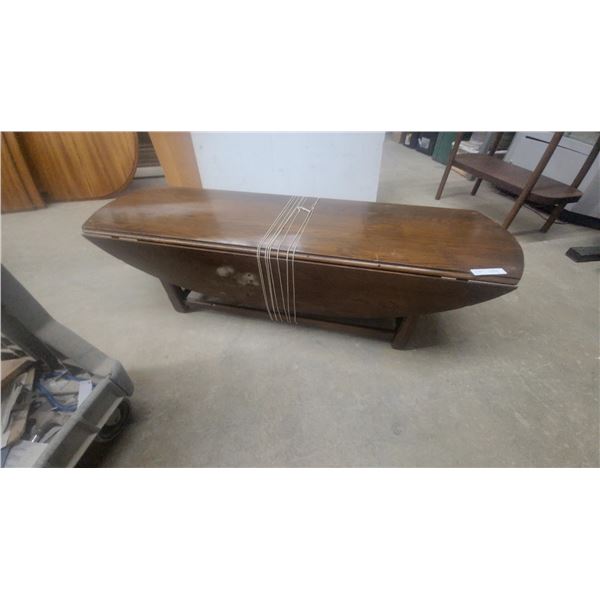Drop-Leaf Coffee Table  60 "×18"×16" plus drop sides