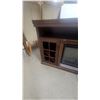 Image 3 : Electric Fireplace Media Console with Storage 30"×57"×16"