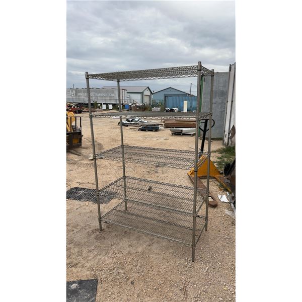 Chrome Wire Shelving Unit, 5-Tier