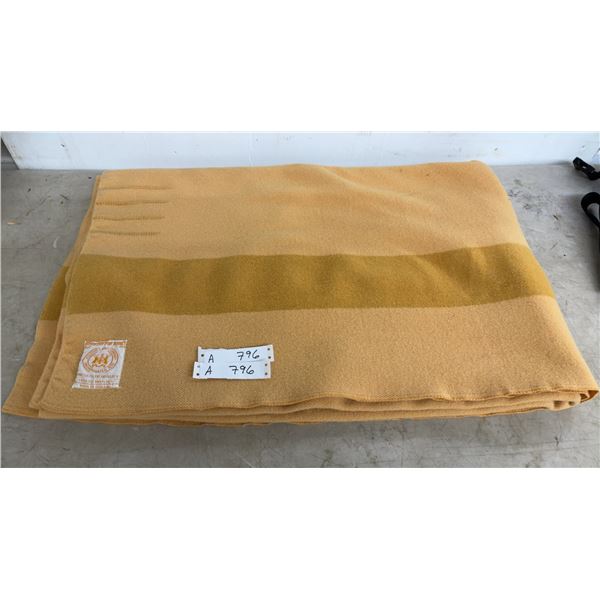 Hudson's Bay Company 100% Wool Point Blanket, Made in England