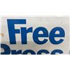 Image 2 : “Free Press” Metal Sign, 15”×11”