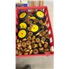 Image 5 : Large Lot of Wooden Toy Parts: Wheels, Axles, and Blocks