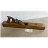 Image 1 : Vintage Wooden Jointer Plane with Iron Blade, Marked “GARANTIE”