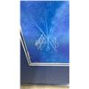 Image 4 : Indigenous Print by Theo Mead, Blue Moonlit Scene, Signed and Dated 1990, 32 × 22”