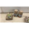 Image 4 : Gardening Lot with Seed Starter Trays, Jiffy Pots, Assorted Vegetable Seed Packets