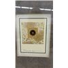 Image 6 : Four Framed Mixed-Media Collage Artworks with Coin Accents, Signed Nina B. 17 × 15”