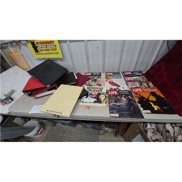 Vintage LIFE Magazines and The Rolling Stones Book