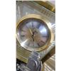 Image 5 : Assorted Desk Clocks: 2” Seagull" Metal Train and Bear Clocks, 2 Brass and Glass Clocks