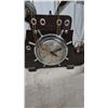 Image 5 : Sony AM/FM Radio, United Fireplace Clock, and Ship's Wheel Clock
