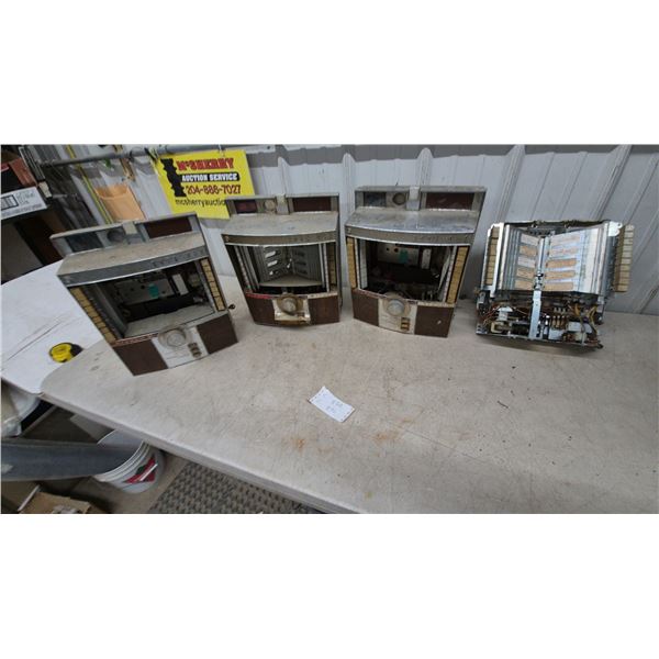 Four Rock-Ola Stereo Jukebox Selectors, Not Complete — Project or Parts