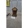 Image 1 : Vintage Electric Tabletop Motion Lantern Lamp with Forest Silhouette Fireplace Effect