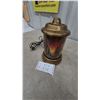 Image 2 : Vintage Electric Tabletop Motion Lantern Lamp with Forest Silhouette Fireplace Effect