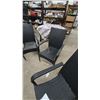 Image 3 : Set of 6 Black Woven Patio Chairs