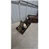 Image 5 : Singer Sewing Machine and Case, Antique, Electric